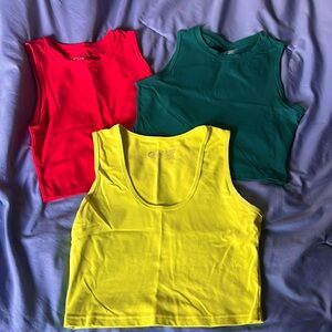 ZYIA medium woman’s crop tanks